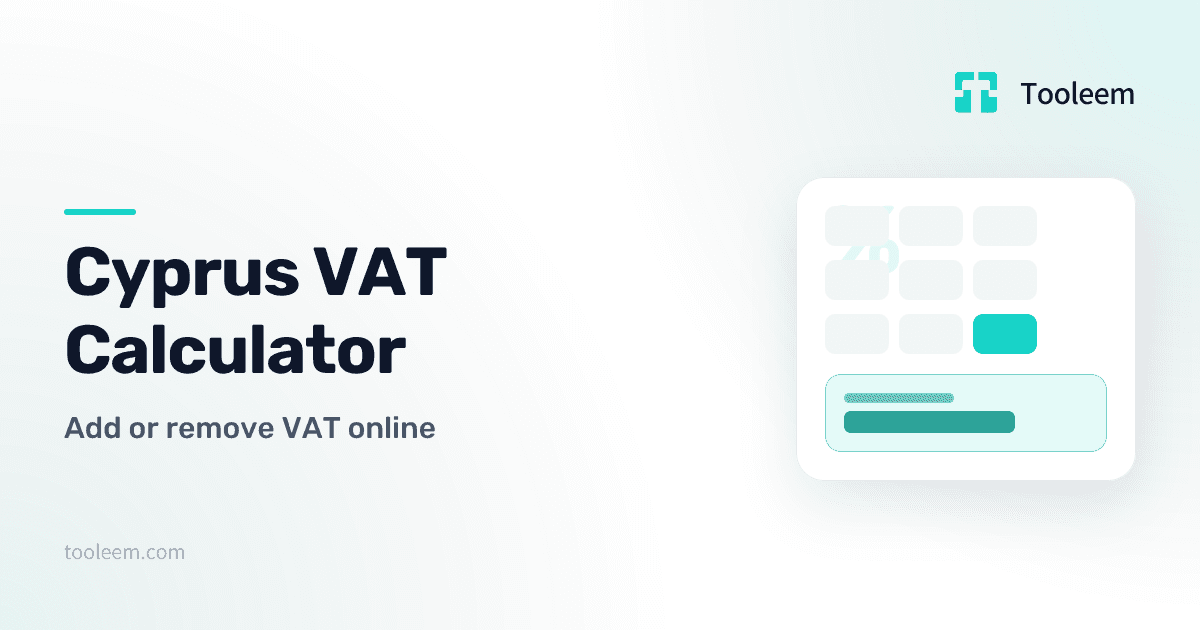 Cyprus VAT Calculator preview image by Tooleem
