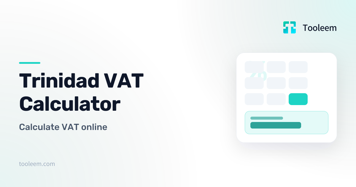 Trinidad VAT Calculator preview image by Tooleem